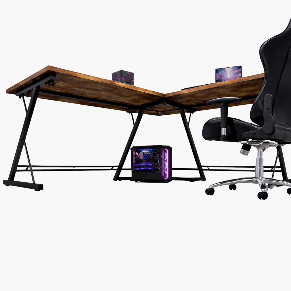 Station – Wood | Bureau Gaming d’angle | 127×127