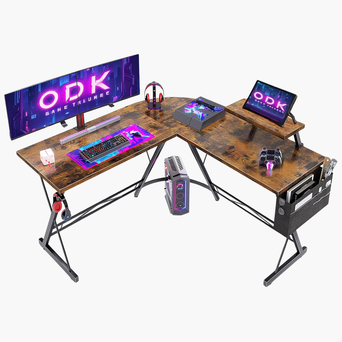 Station – Wood | Bureau Gaming d’angle | 127×127